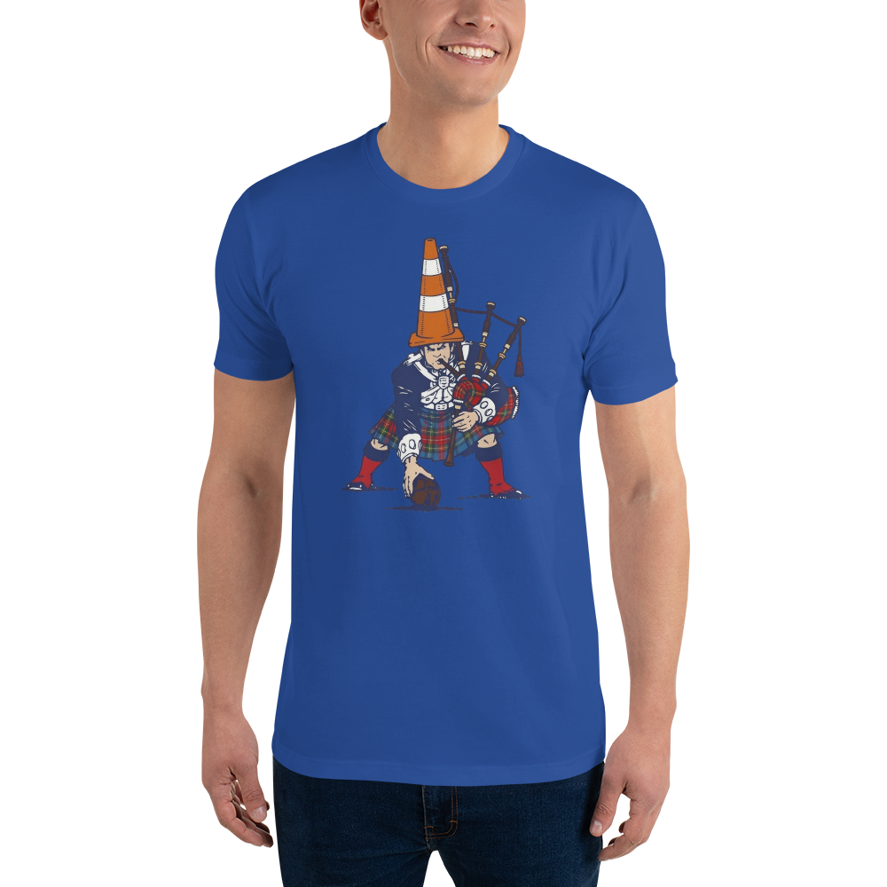 Bagpipes & Traffic Cone Pat T-Shirt